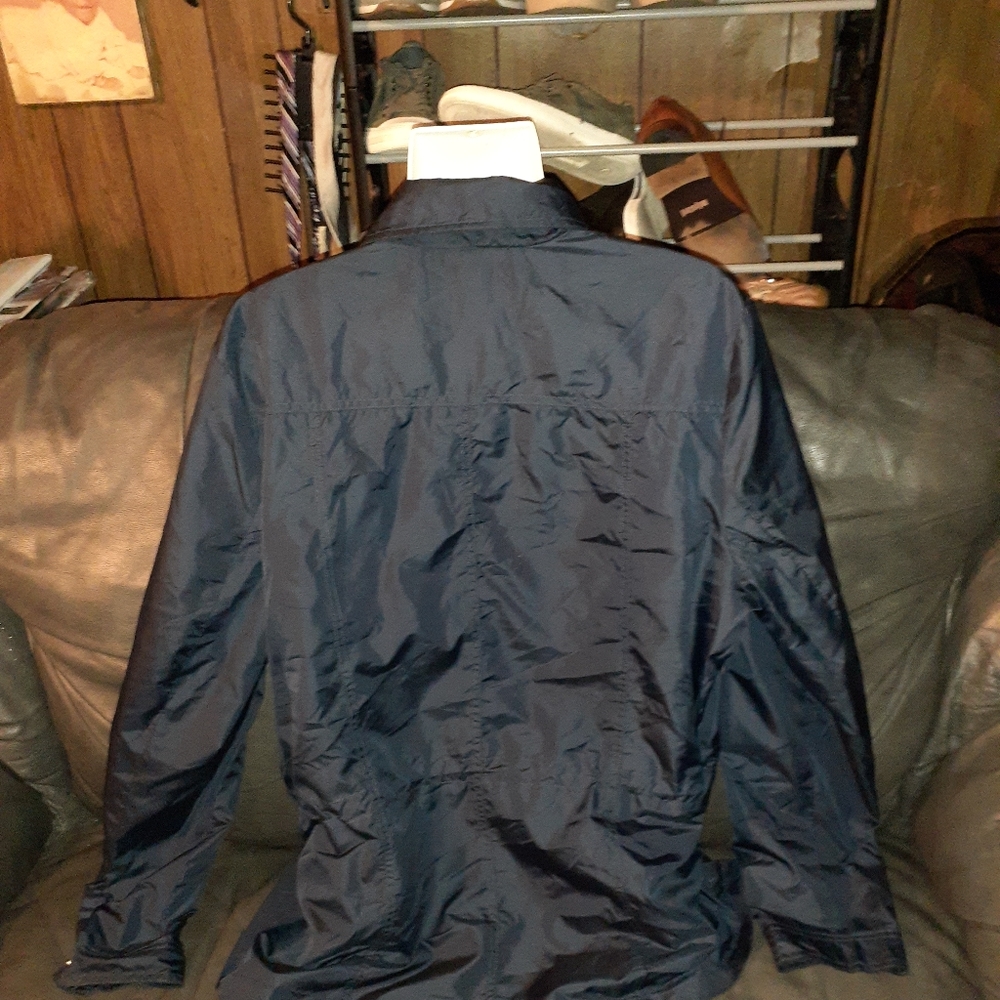 Basic Editions Navy Blue Anorak Jacket Size XL NWOT - Picture 5 of 5